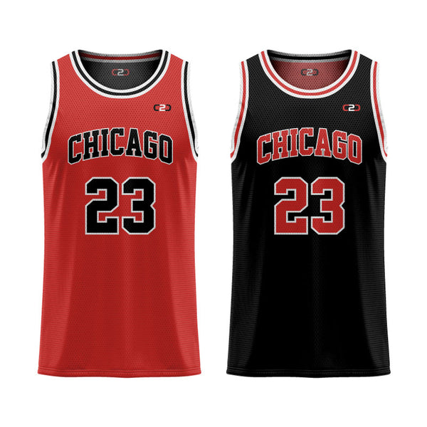 Custom Chicago Inspired Core Reversible Basketball Singlet