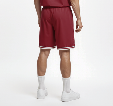 QLD Core Shorts Pro Sideseam Maroon Design Your Own Custom