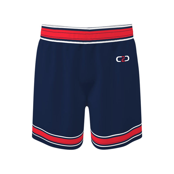 Custom Jungle Core Thigh High Shorts (Front View) - Coast 2 Coast Sports