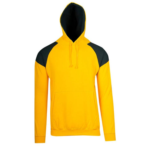 Mens Shoulder Contrast Zip Hoodie