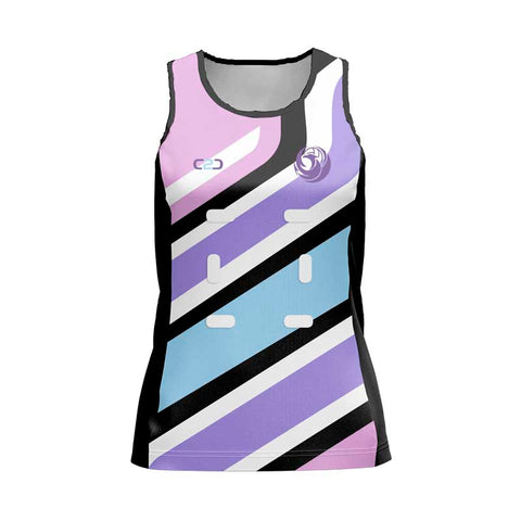 Dodge Netball Singlet Ladies Racerback Design Your Own Custom