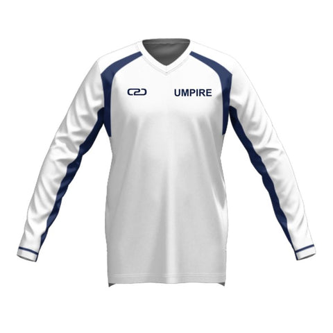 Netball Umpire HP Long Sleeve V Neck Warmup Shirt Design Your Own Custom