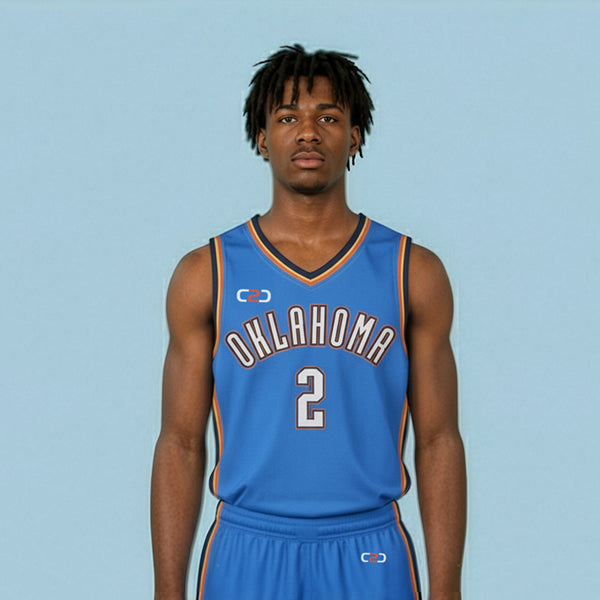 Custom Oklahoma Inspired Core Basketball Singlet