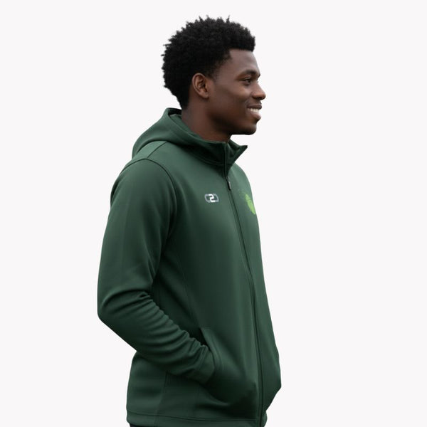 Glide SlimFit Tech Zip Hoodie Kids Ladies Mens Bottle