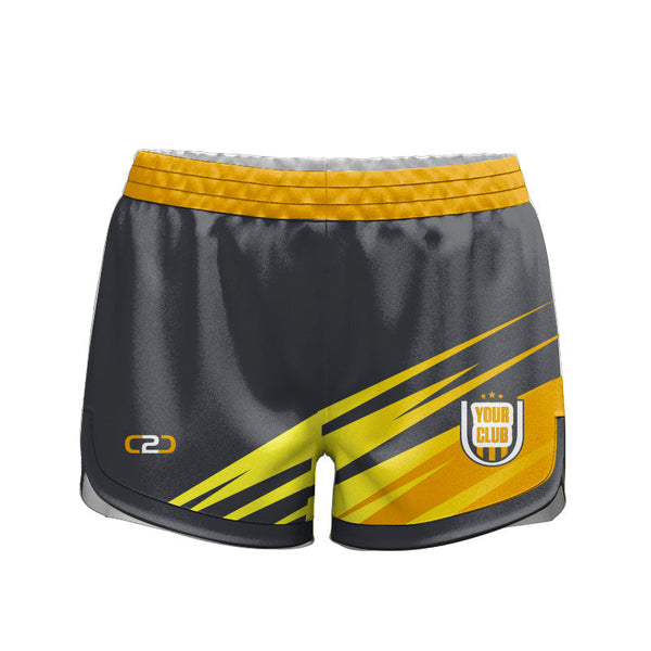 Custom SLASHER Ladies Shorts 7.5CM Front View