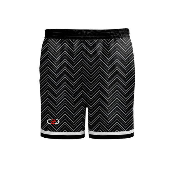 Custom Nets Basketball Shorts Mid Thigh Front View