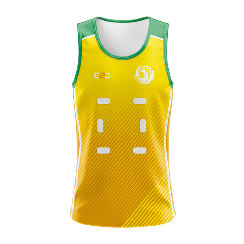 Custom Mens Netball Singlet 116 Front View